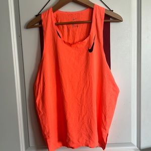 Athletic Nike Aeroswift Large Peach Tanktop
